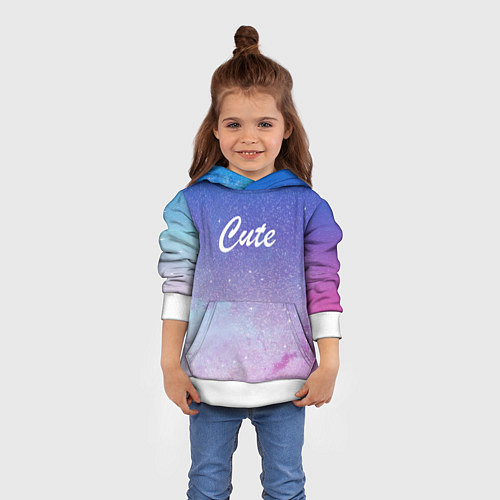 Детская толстовка Space Cute / 3D-Белый – фото 4