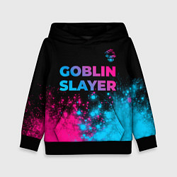 Детская толстовка Goblin Slayer - neon gradient: символ сверху