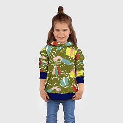 Толстовка-худи детская Подарки и сувениры, цвет: 3D-синий — фото 2