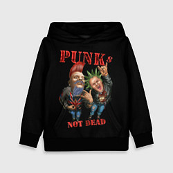 Детская толстовка Punks Not Dead - панки хой