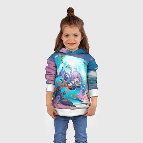 Детская толстовка Байлу электрический тип / 3D-Белый – фото 4