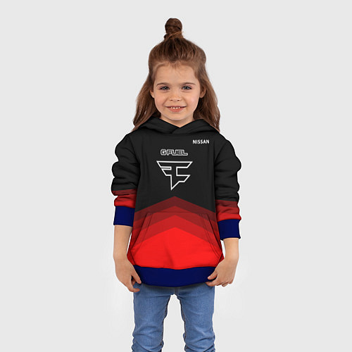 Детская толстовка Форма FaZe Clan / 3D-Синий – фото 4