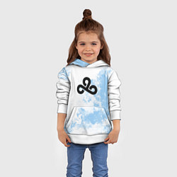 Толстовка-худи детская Cloud9 Облачный, цвет: 3D-белый — фото 2