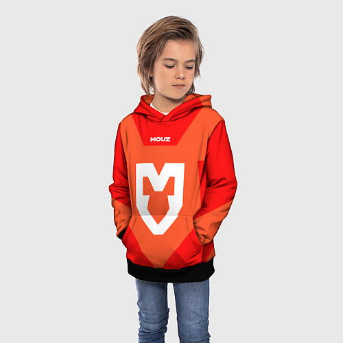 Детская толстовка Форма MOUZ / 3D-Черный – фото 3