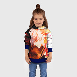 Толстовка-худи детская Адский Рай Габимару, цвет: 3D-синий — фото 2