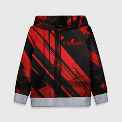 Детская толстовка CS GO black and red