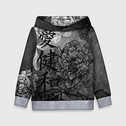 Детская толстовка Flowers - japanese art