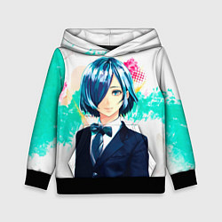 Толстовка-худи детская Touka Kirishima, цвет: 3D-черный