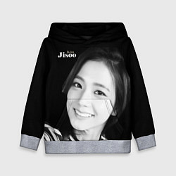 Толстовка-худи детская Blackpink Jisoo in vest, цвет: 3D-меланж