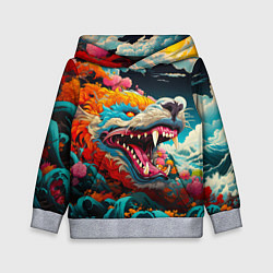 Детская толстовка Художественный дракон от нейросети