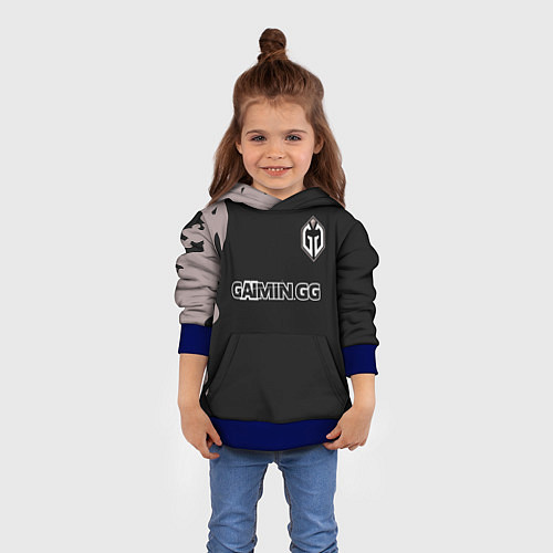 Детская толстовка Gaimin Gladiators Splash / 3D-Синий – фото 4