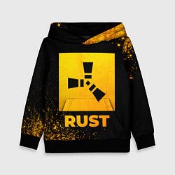 Детская толстовка Rust - gold gradient