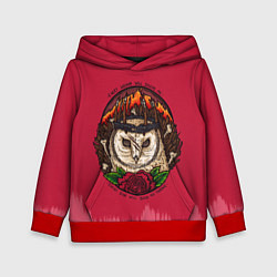 Толстовка-худи детская Bring Me The Horizon Owl, цвет: 3D-красный