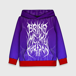 Детская толстовка Bring Me The Horizon Lettering