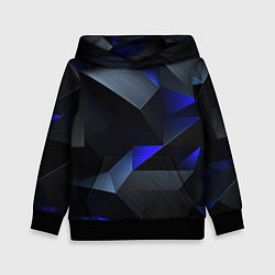 Детская толстовка Black blue abstract