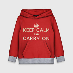 Детская толстовка Keep Calm and Carry On