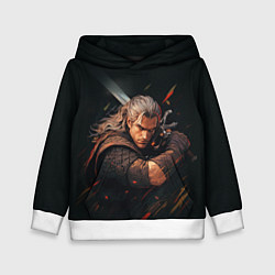 Детская толстовка Ведьмак Геральт - персонаж