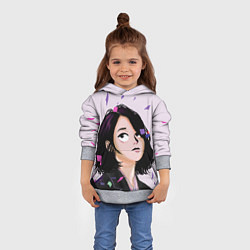 Толстовка-худи детская IU Art, цвет: 3D-меланж — фото 2
