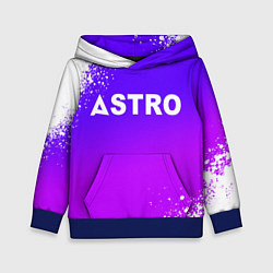 Детская толстовка Astro neon background