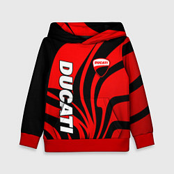 Детская толстовка Ducati - red stripes
