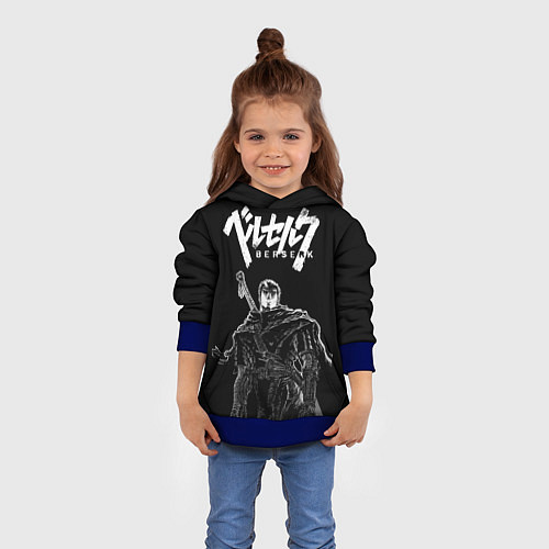 Детская толстовка Просто Берсерк / 3D-Синий – фото 4
