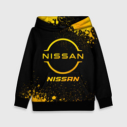 Детская толстовка Nissan - gold gradient