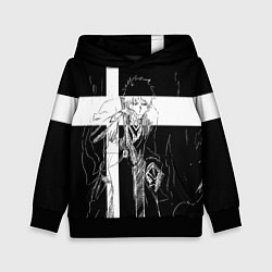 Толстовка-худи детская Ичиго и занпакто - Блич, цвет: 3D-черный