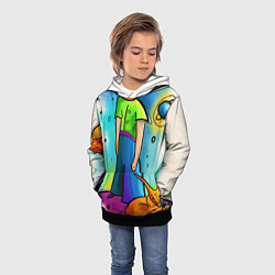 Толстовка-худи детская Le Petit Prince, цвет: 3D-черный — фото 2