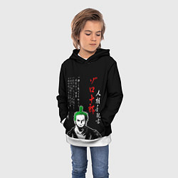 Толстовка-худи детская Ророноа Зоро самурай, цвет: 3D-белый — фото 2