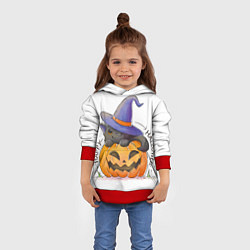 Толстовка-худи детская ХэллоуиН для праздника, цвет: 3D-красный — фото 2