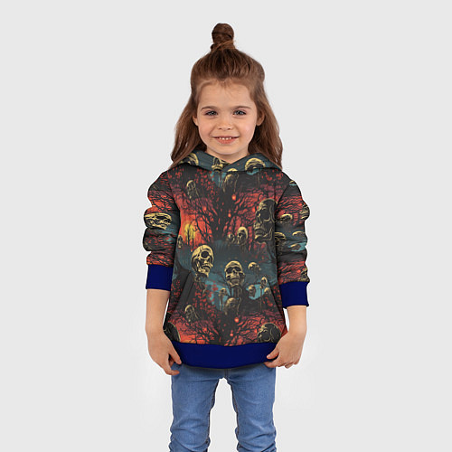 Детская толстовка Нечистый дух / 3D-Синий – фото 4