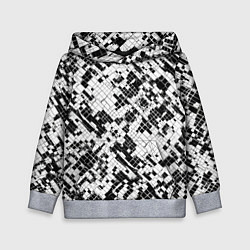 Детская толстовка Чёрно-белая сеть