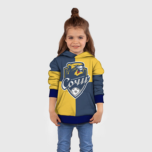 Детская толстовка Футбольный клуб Сочи / 3D-Синий – фото 4