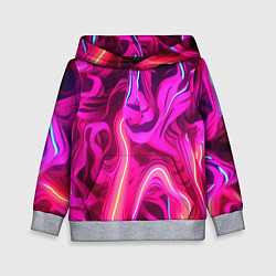 Детская толстовка Pink neon abstract