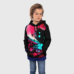 Толстовка-худи детская Пигмент, цвет: 3D-синий — фото 2