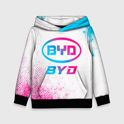 Детская толстовка BYD neon gradient style