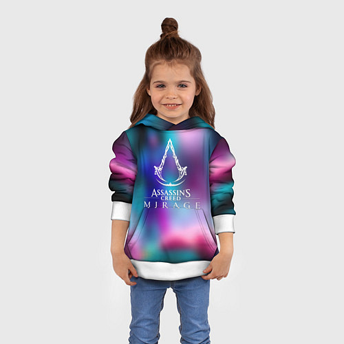 Детская толстовка Ассасин крид мираж / 3D-Белый – фото 4