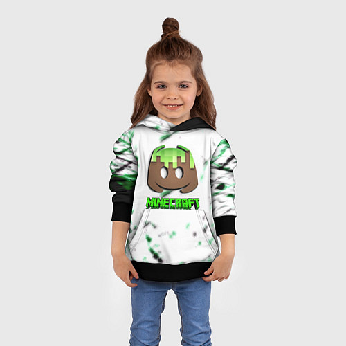 Детская толстовка Minecraft online pc / 3D-Черный – фото 4