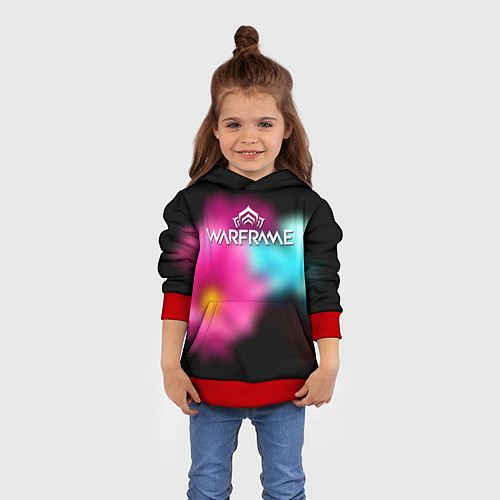 Детская толстовка Warframe true color / 3D-Красный – фото 4