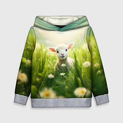 Детская толстовка Овечка в траве