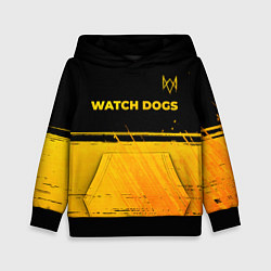 Детская толстовка Watch Dogs - gold gradient посередине