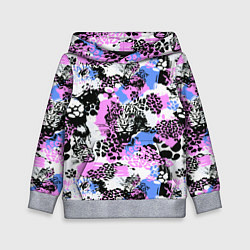 Детская толстовка Multicolored wild cats