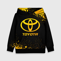 Детская толстовка Toyota - gold gradient