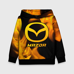 Детская толстовка Mazda - gold gradient
