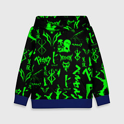 Детская толстовка Berserk neon green