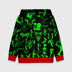 Детская толстовка Berserk neon green