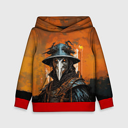 Детская толстовка Чумной доктор на закате