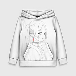 Детская толстовка Фрирен - карандашный набросок