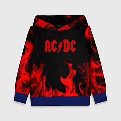 Детская толстовка AC DC огненный стиль