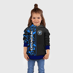Толстовка-худи детская Changan - blue uniform, цвет: 3D-синий — фото 2